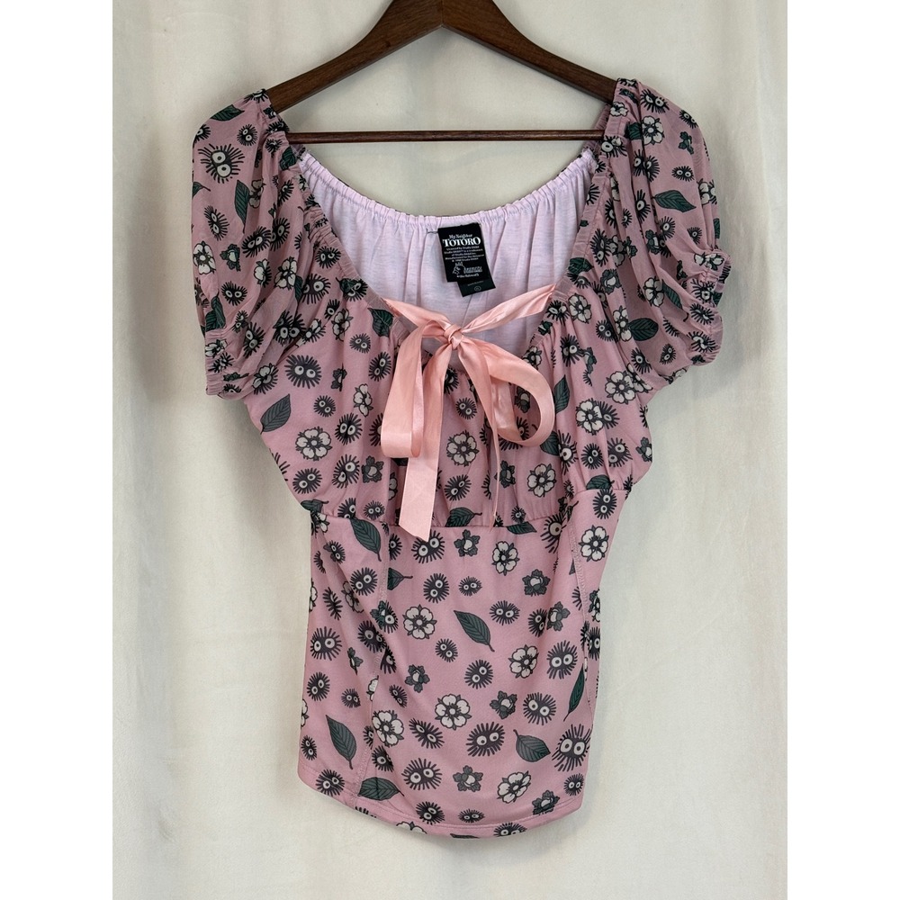 Her Universe Studio Ghibli My Neighbor Totoro Soot Sprites‎ Mesh Top Size XL